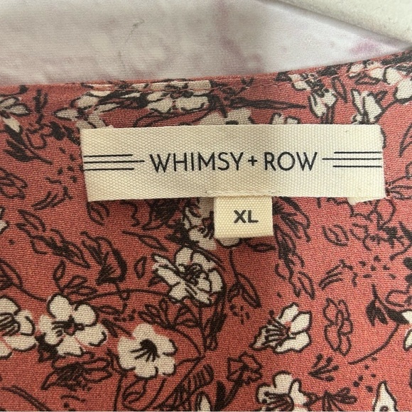 Whimsy + Row Bree Midi Dress- Rhubarb Floral - Picture 11 of 16